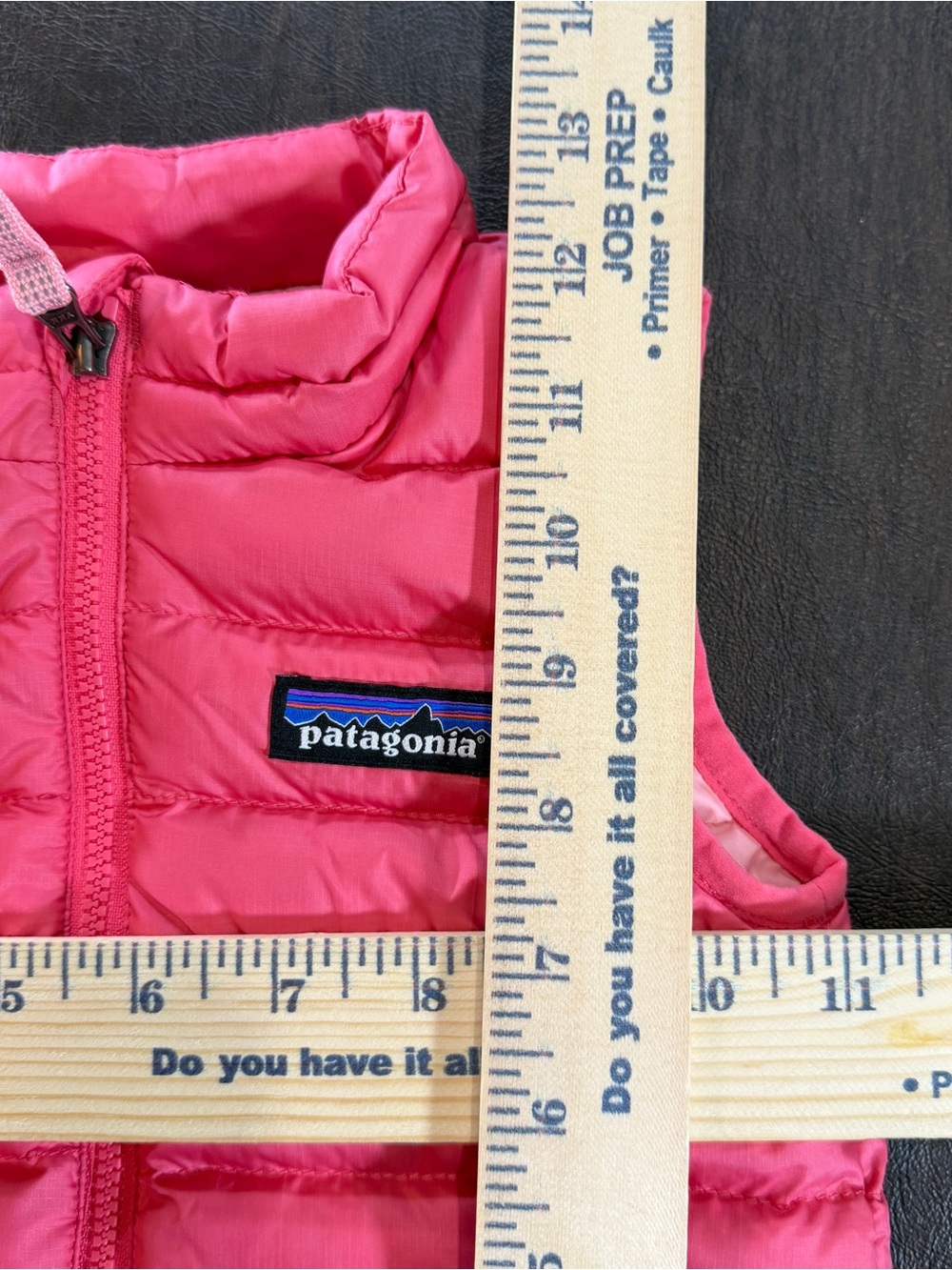 Patagonia Kids Pink Puffer Vest Sz 6-12m - Picture 3 of 8